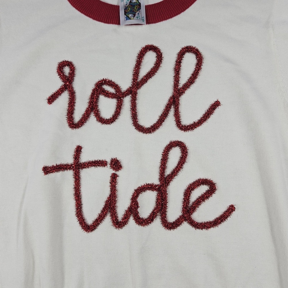 Queen of Sparkles Sweater Womens Small University of Alabama Roll Tide Game Day - Picture 2 of 10